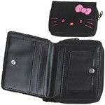 Carteira com bordado da Hello Kitty